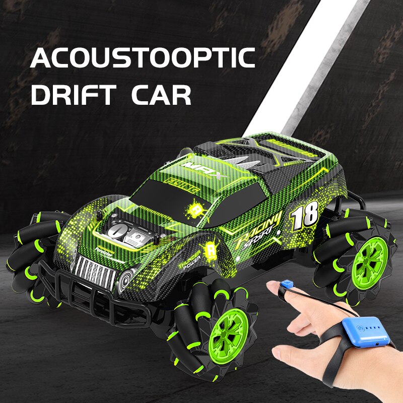 neue RC Auto 2,4G Radio Kontrolle Acoustooptic Drift Auto Spielzeug 360 ° Rotierenden Uhr Geste spüren Lkw Spielzeug für freundlicher