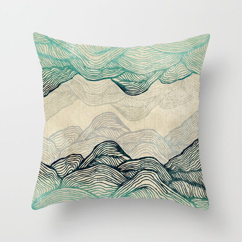 Housse de coussin carrée en velours avec imprimé Mandala, décoration de la maison, style nordique rétro, peau de pêche, taie d'oreiller: violet