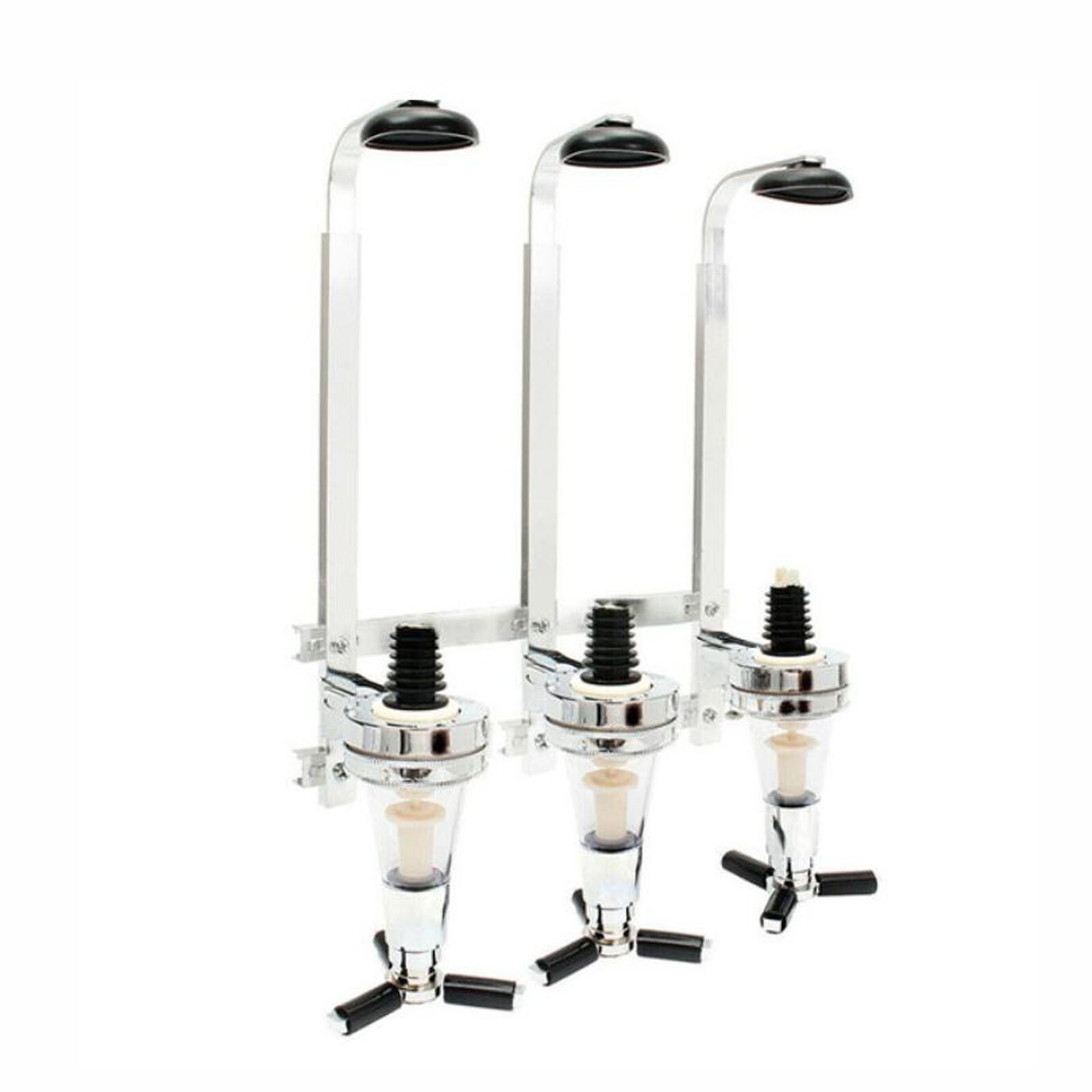 4# Bottle Stand Wall Mounted Dispenser Drinks Wine Spirits Steel Bar Optics Party For Bar Party Bar Accessory Drink Tool: Default Title