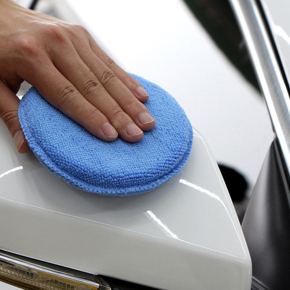 12 stk voks polish voks skum svamp applikator puder biler bil glas rent mikrofiber skum svamp polish voks applikator puder