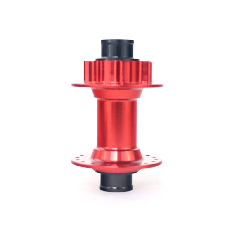 DHL-20 de freno de disco de bicicleta DH, de 20mm eje delantero de aleación de aluminio y 110mm con 2 rodamientos, 32 36H para bicicleta de montaña y descenso: Red 32H