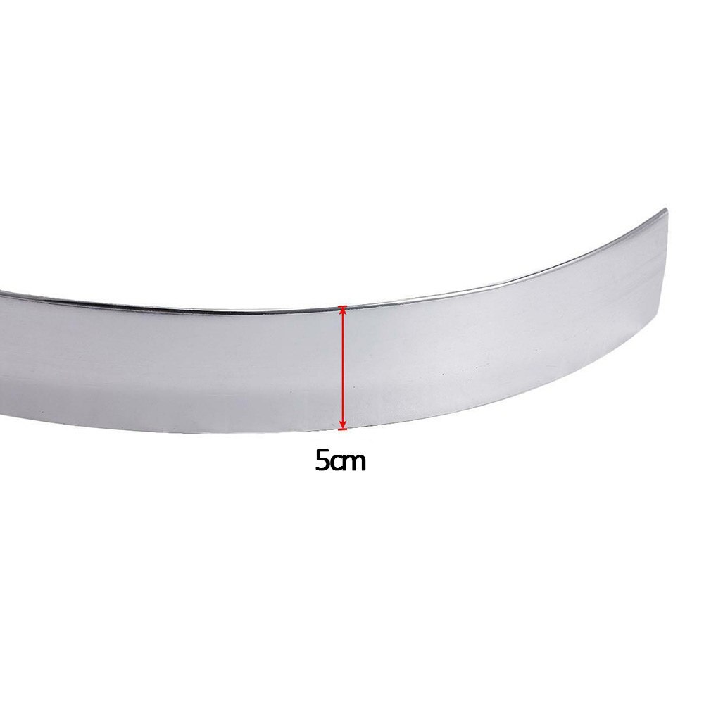 25 Mm X 5 M (16ft) Chroom Zilver Moulding Trim Auto Grille Bumper Protector Strip Auto Decor Accessoires
