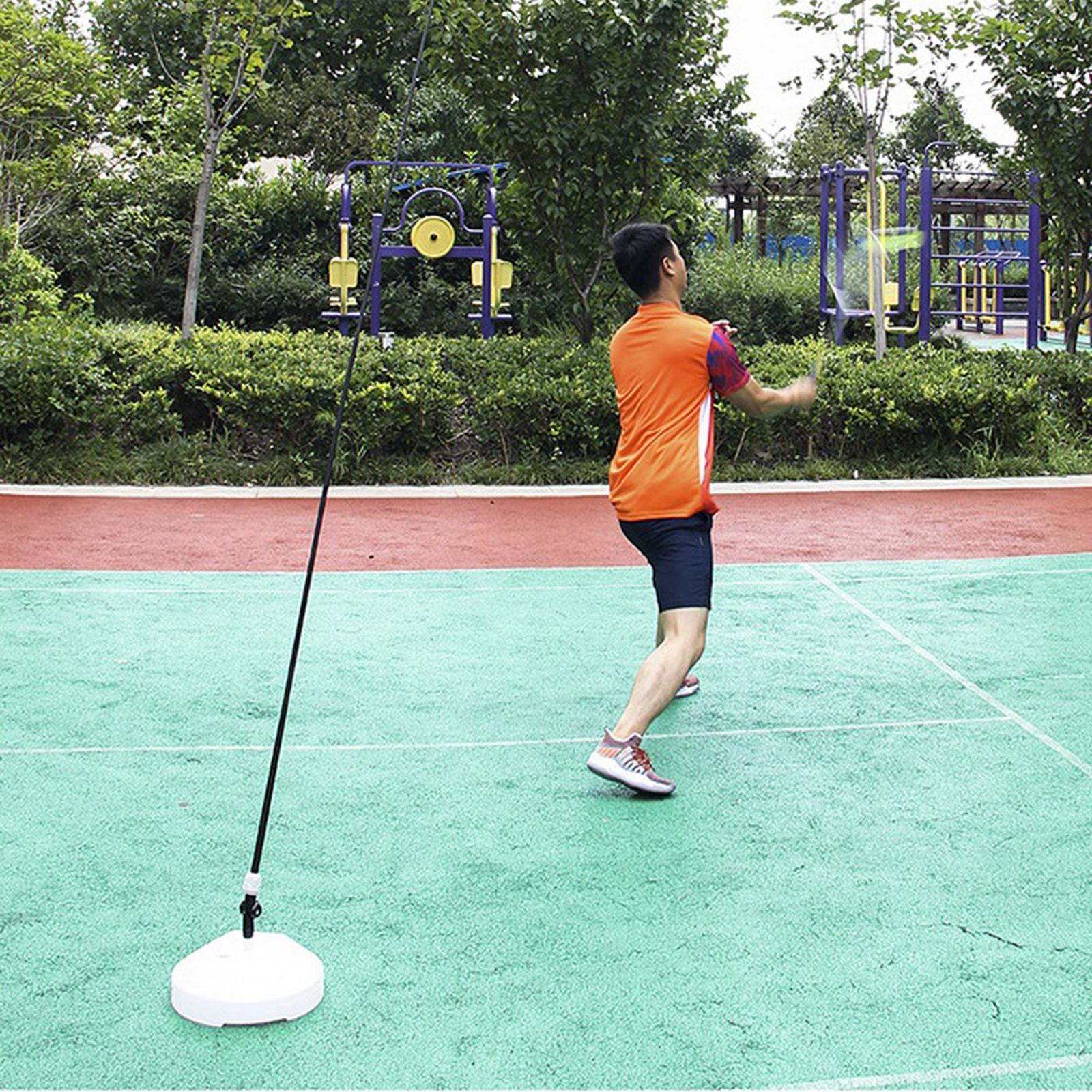 Portable Badminton Training Device Self Practice Badminton Trainer Equipment