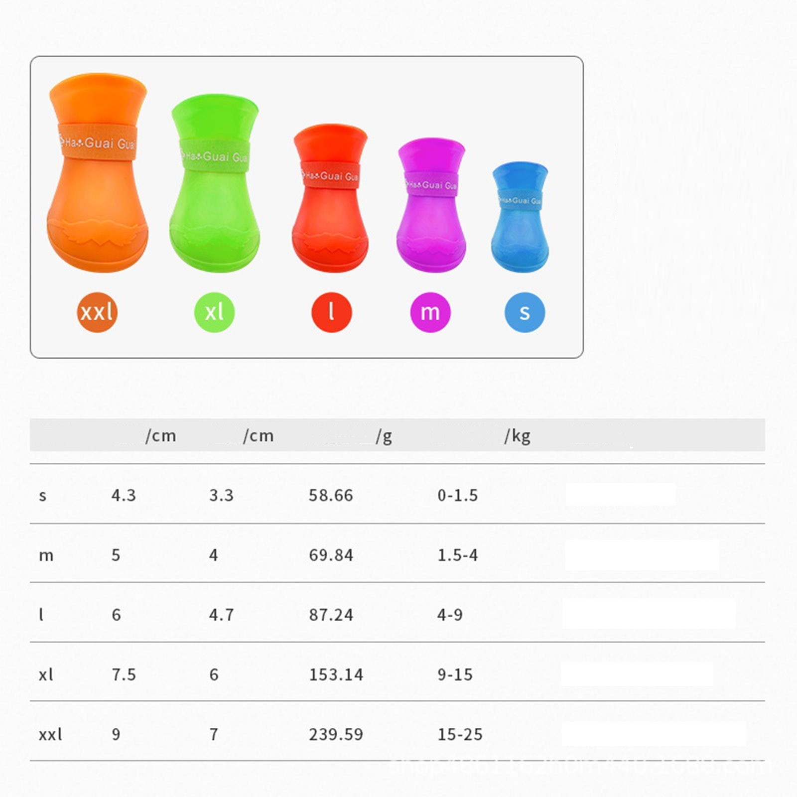 Botas de goma antideslizantes impermeables para mascotas, zapatos de suela blanda para exteriores, botines para perros, accesorios para mascotas, 4 Uds.