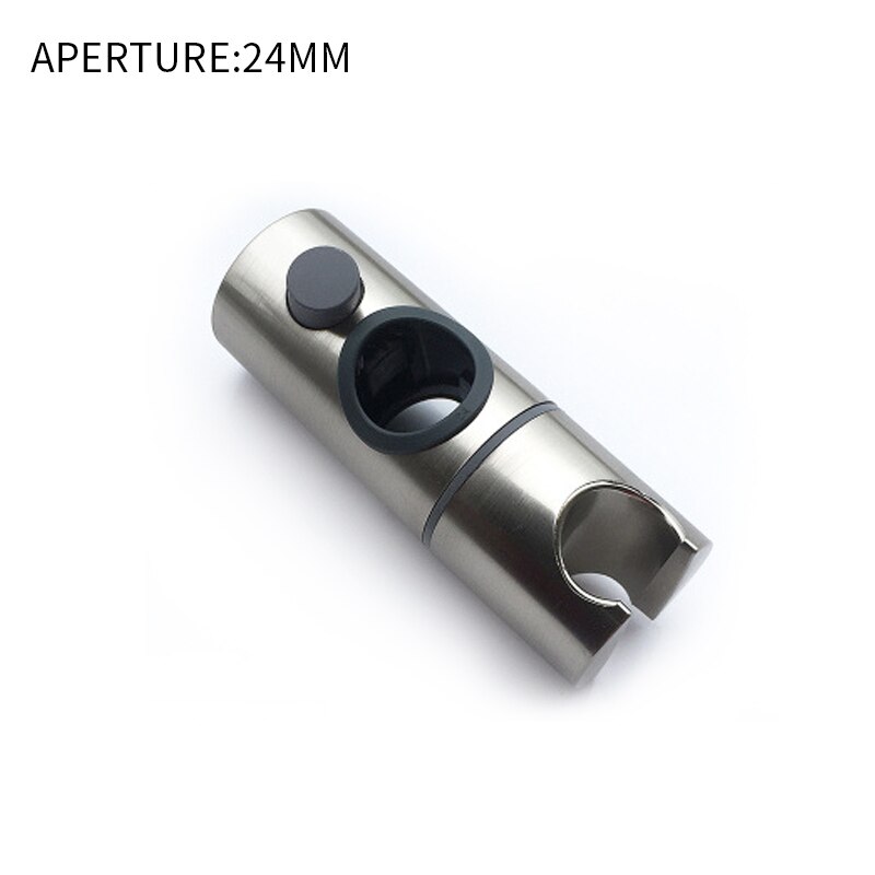 22/24/25mm abs plast brusebad glideskinne bar justerbar klemme holder beslag udskiftning badeværelse tilbehør universal: B -24mm