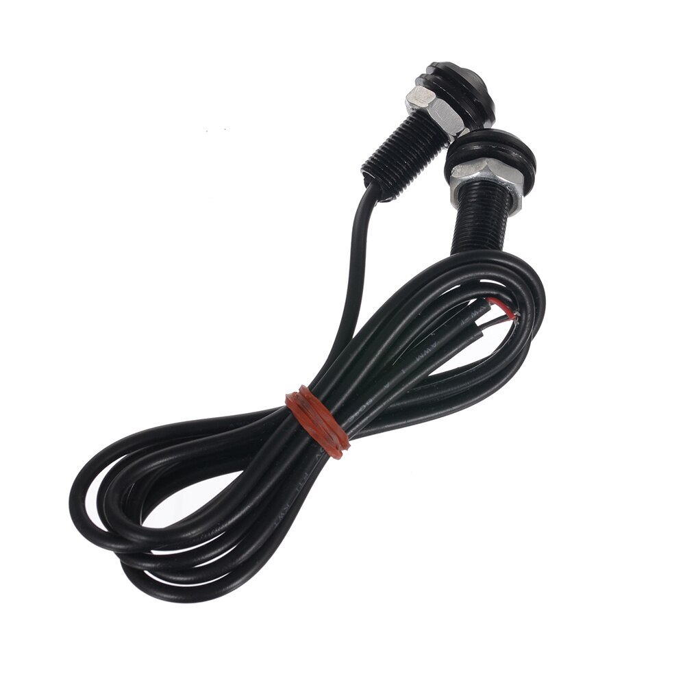 12V 24V 18MM Car LED Eagle Eye Light Car Fog DRL Day time Reverse Parking Signal Yellow Amber Blue White Red Eagle Eye Light LED