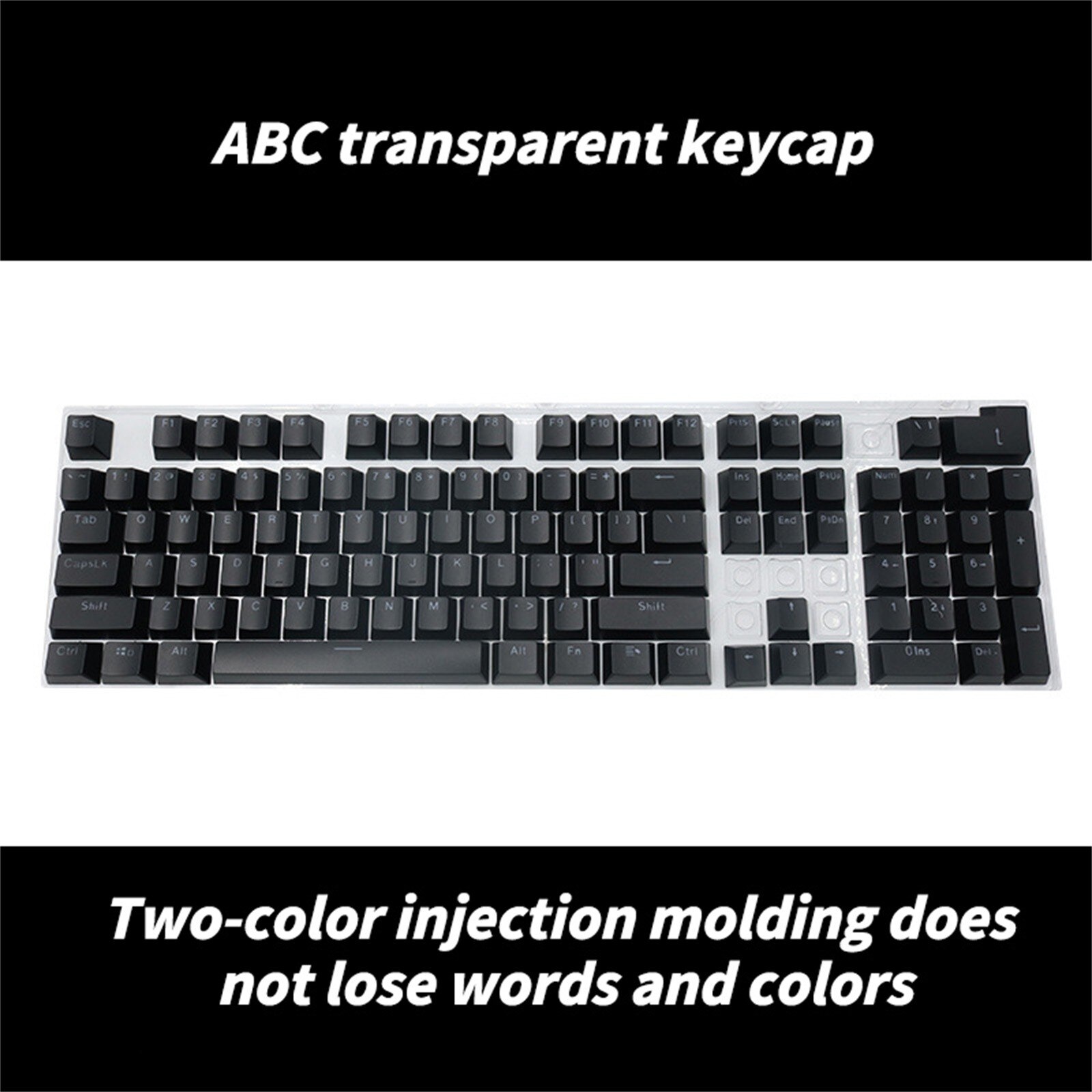 104keys Abs Keycap Set Backlit Type Keycaps For Mechanical Keyboard Teclado Mecanico De Tecla Cerrada Exquisitely Plate