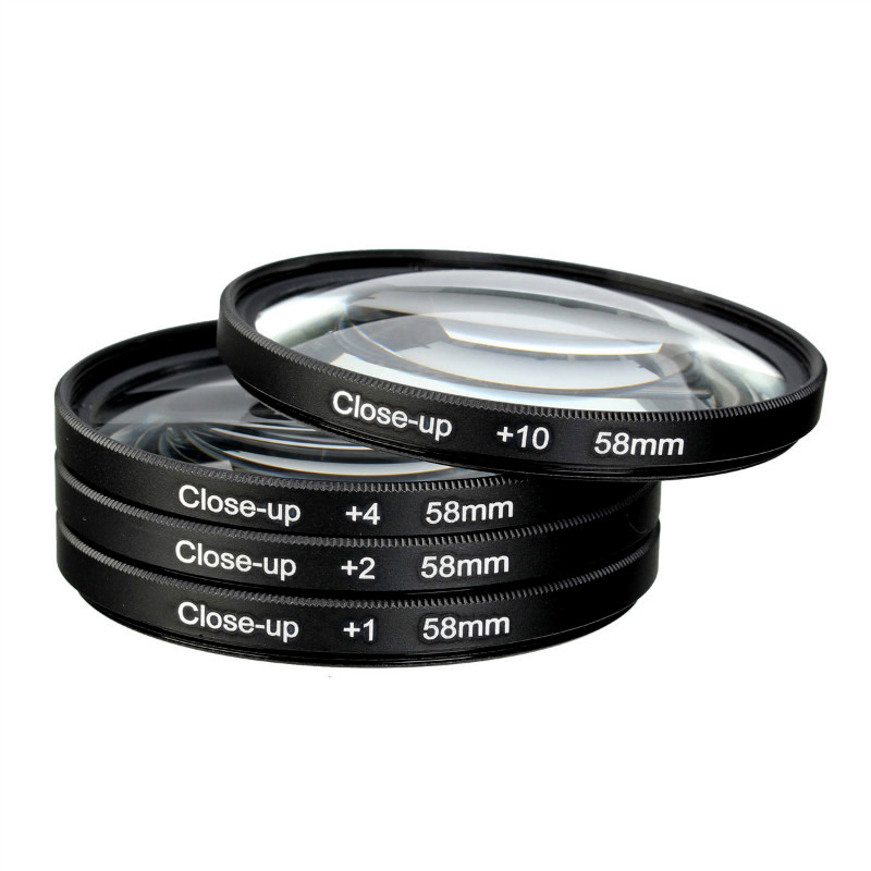 Lightdow Macro Close Up Lens Filter +1+2+4+10 Filter Kit 49mm 52mm 55mm 58mm 62mm 67mm 72mm 77mm for Canon Nikon Sony Cameras