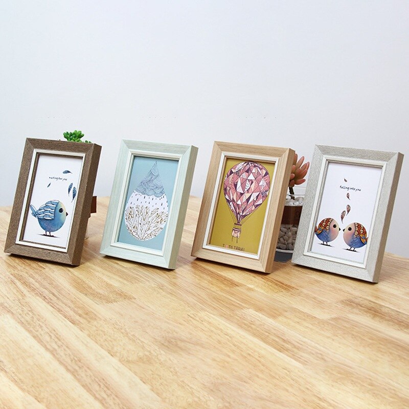 Wooden Frame White Color Photo Frames Classic Mini... – Vicedeal