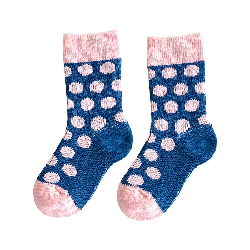 Neugeborenen Mädchen Socken Neue Koreanische freundlicher Socken Frühling Neue Doppel Nadel betroffen Farbe Passenden Polka Punkt Socken Günstige Sachen