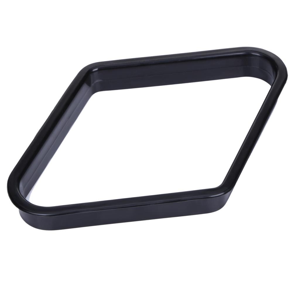 1 pc Durable wear-resistant Billiards Heavy Duty Black Ball Rack Plastic Snooker 9 Ball Pool Table Rack Accessories Equipment: Default Title