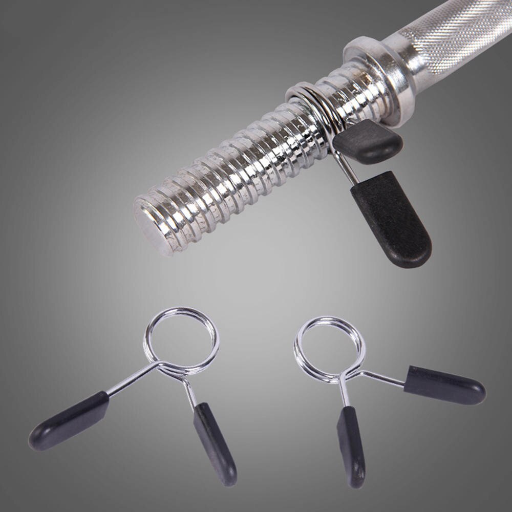 2 stuks/set 25mm halterstangklem sportschool gewichtstang halterveerkraagclips