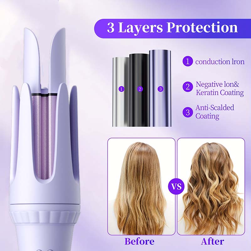 Automatic Hair Curling Iron 32mm Hair Curler Ceramic Rotating Hair Waver Curling Tool Hair curler for long hair