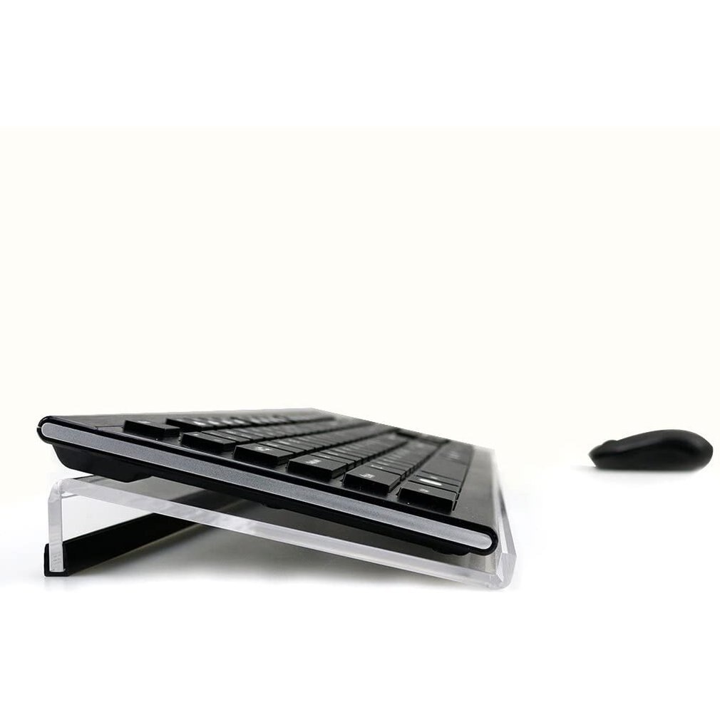 Advanced Tilting Computer Keyboard Stand Transparent Acrylic Plexiglass Keyboard Stand Keyboard Display Stand