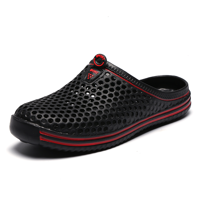 Slippers Cutout Clogs Shoes Men Women Garden Convenience Bathroom Slippers Non-slip Beach Sandals: ROSE / 41