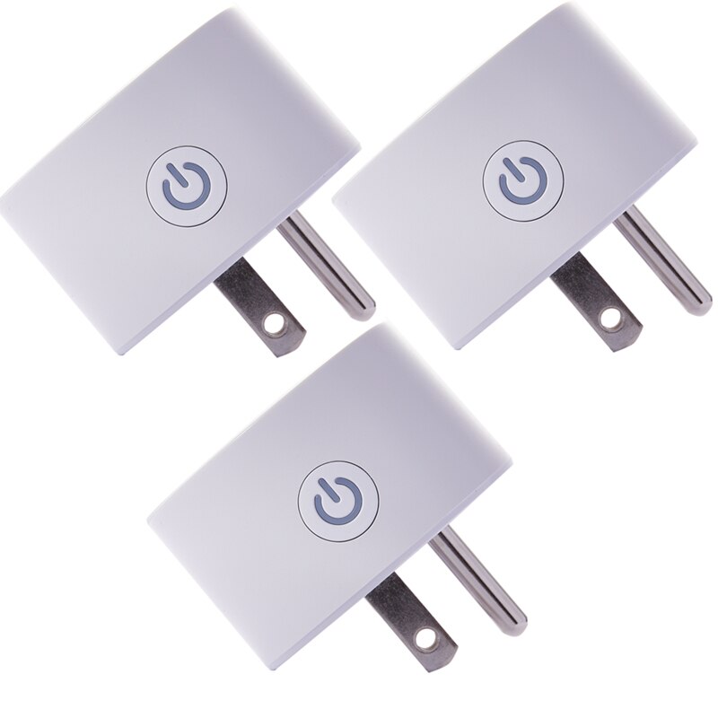 Wifi Smart Plug EU/US Smart Socket Smart Timer 16A Wifi Plug Voice Control Work With For Siri Alexa Google Assisitant: 3Pcs US