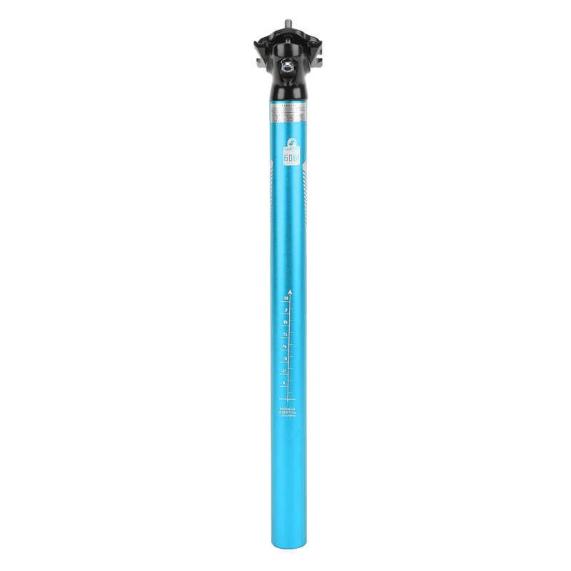 Fiets Zadelpen 27.2/30.9/31.6Mm Mountainbike Zadelpen Fiets Verstelbare Aluminium Zadel Post 400Mm zitbuis: 30.9mm Blue