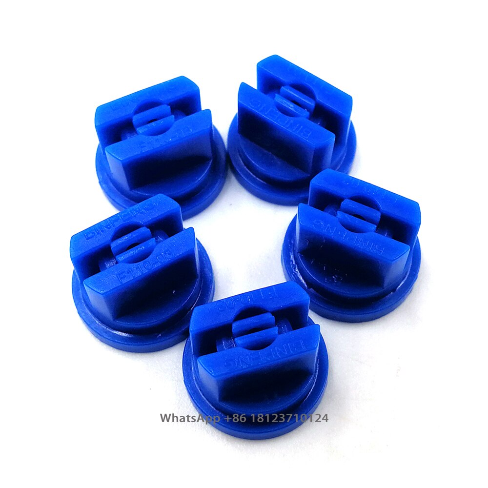 5 Fat fan spray tips,Teejet nozzle,Flat Tip,agriculture sprayer nozzle,water spray nozzle,Agricultural Plant Protection nozzle: 11003Blue