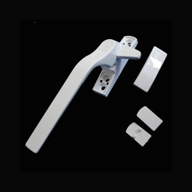 Förtjockat plastdörr och fönsterhandtag med lås för dubbelglas aluminiumlegering dörrhandtag fönsterhandtag spärr lok