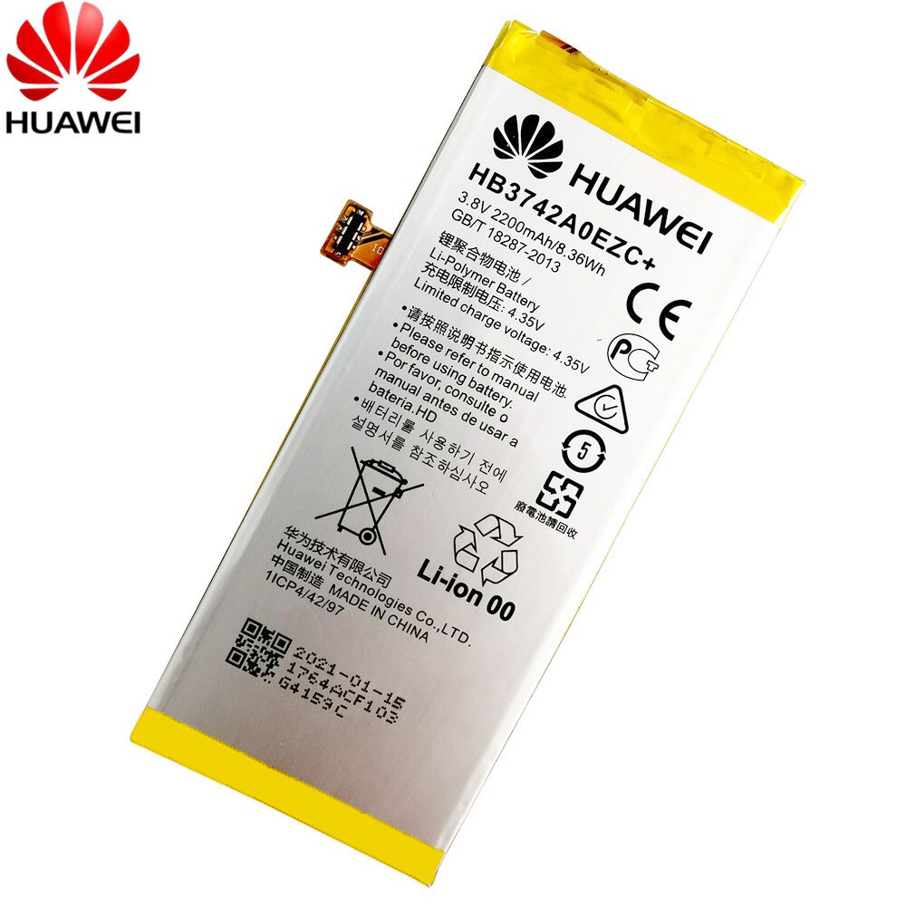 Huawei Echte Originele Vervangende Telefoon Batterij Voor Huawei Ascend P8 Lite HB3742A0EZC 2200Mah Li-Polymeer Batterij + Gratis gereedschap