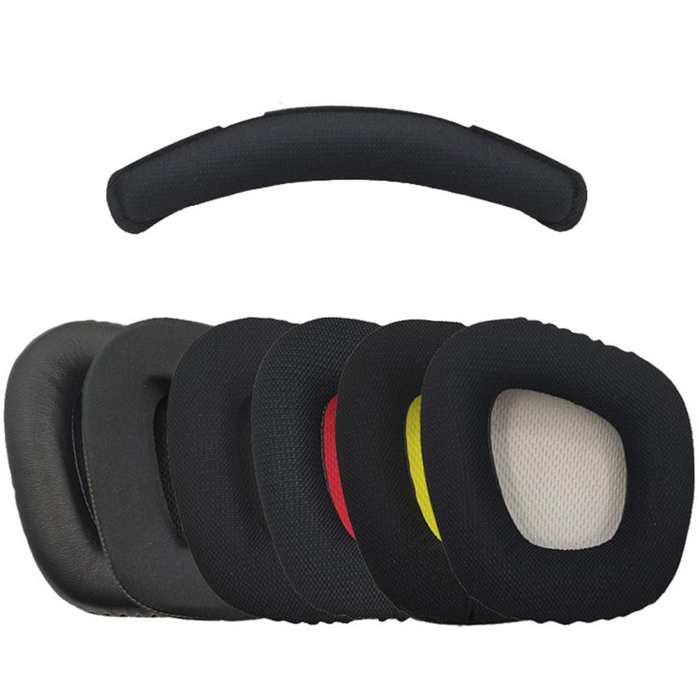 Ersatz-Ohrpolster, Memory-Schaum-Ohrpolster-Abdeckung für Corsair Void PRO ELITE RGB Wireless Gaming Headset Ohrenschützer Ohrpolster