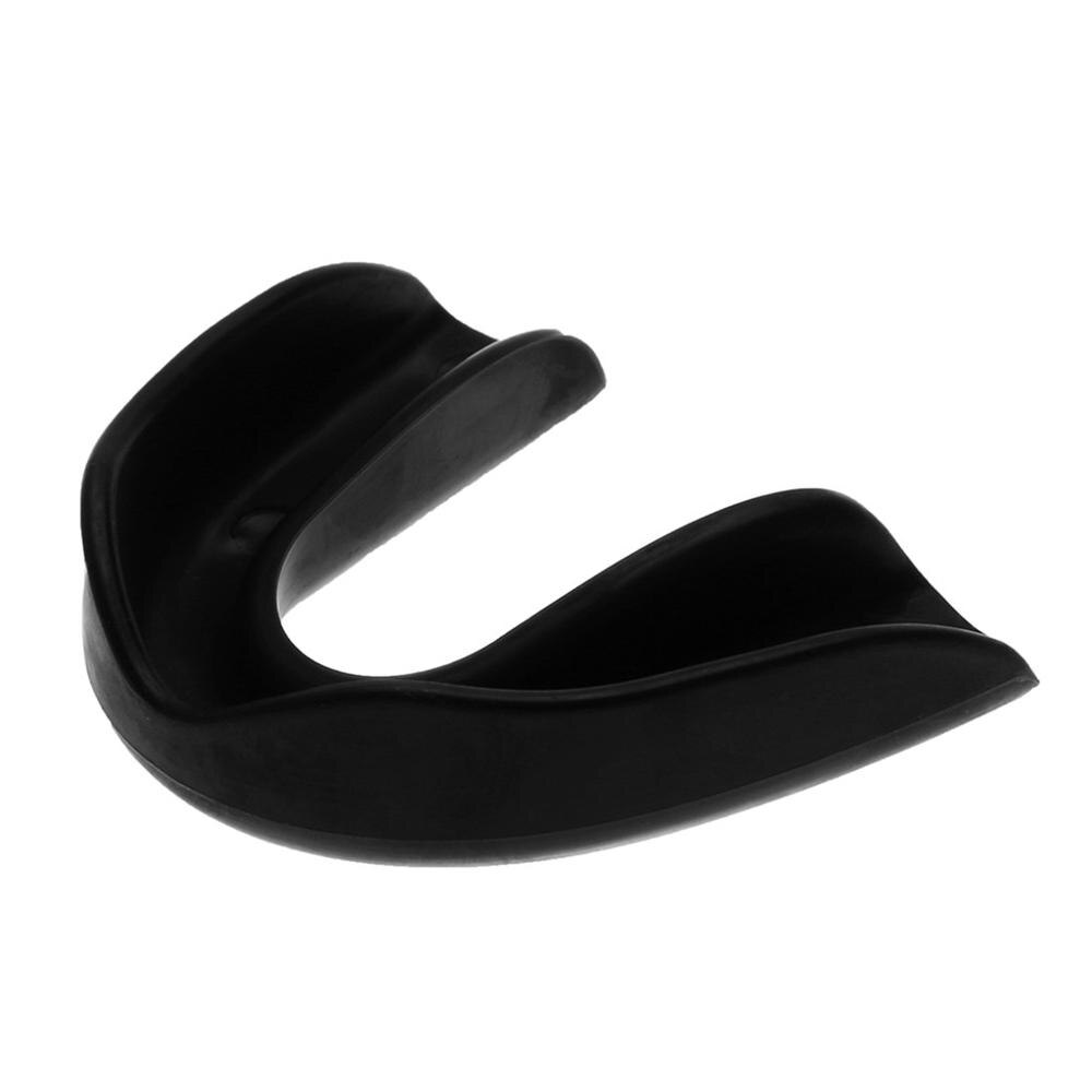 Boxen Schutz Gum Schild Zähne Schutz Mundschutz Stück Rugby Football Boxen: Black