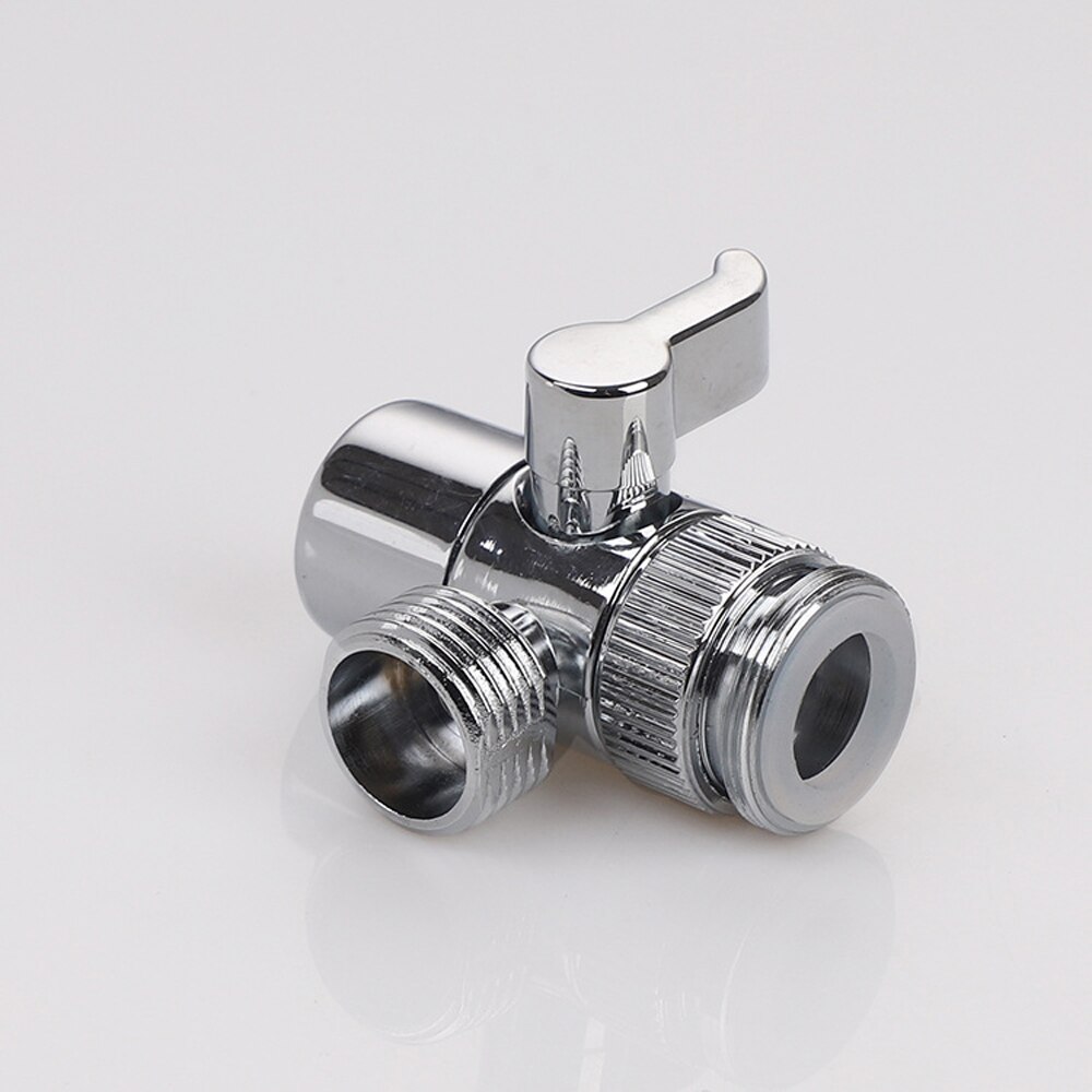 Bathroom Faucet Adapter Kitchen Tube Connector Valve 22/24mm Splitter Diverter Valve Water Tap Connector for Toilet Bidet Shower