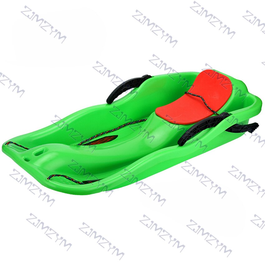 JK1225P Volwassen Plastic Zand Gras Boord Outdoor Verlengd Verdikte Antislip Snowboarden Hdpe Slee Kinderen Snowboard: green