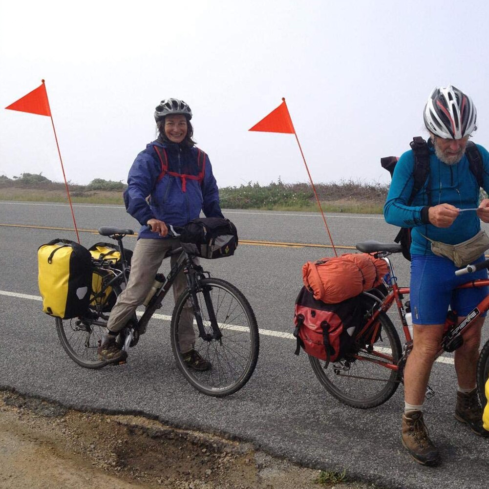 1.2M Veiligheid Vlag Driehoekige Fiets Kinderen Fiets Banner Met Montagebeugel Fietsen Draagbare Stofdicht Fietsen Onderdelen