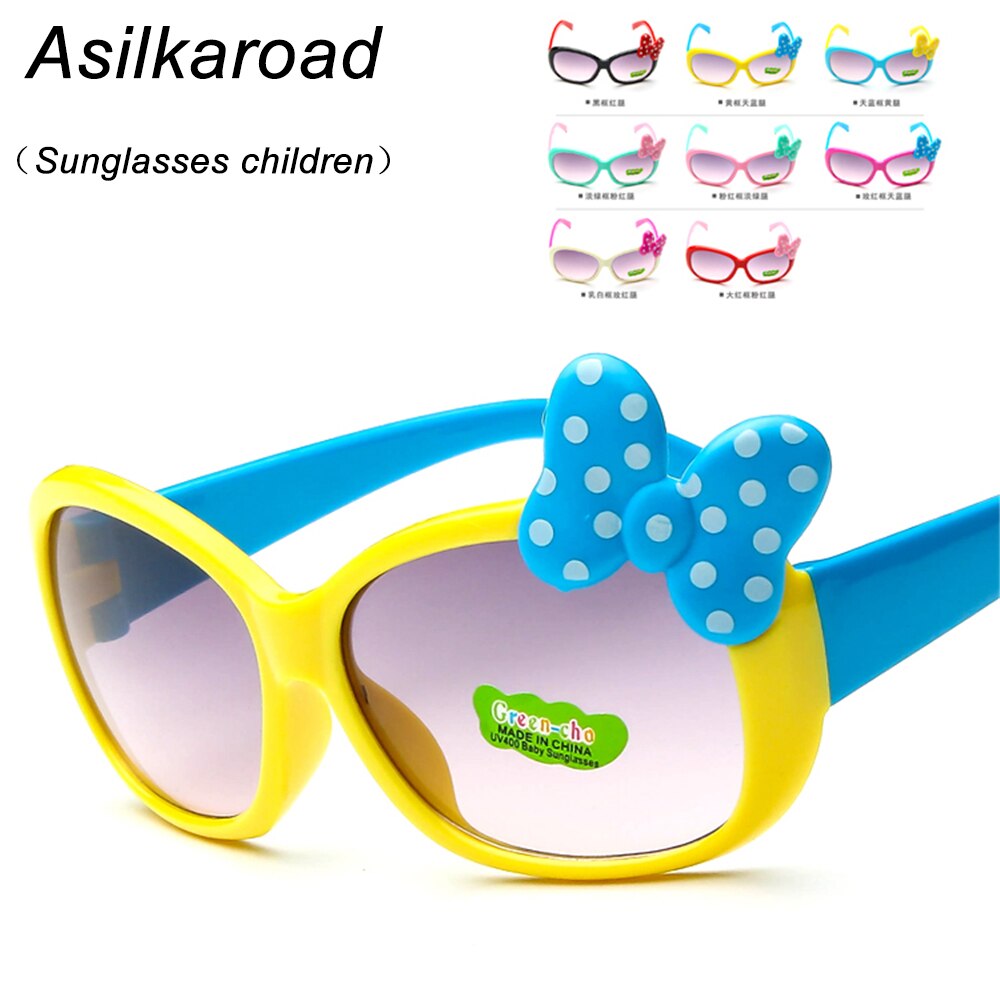 Børn solbriller prinsesse sød baby hej - briller drenge gilrs suanglass  uv400 briller piger sommerfugl
