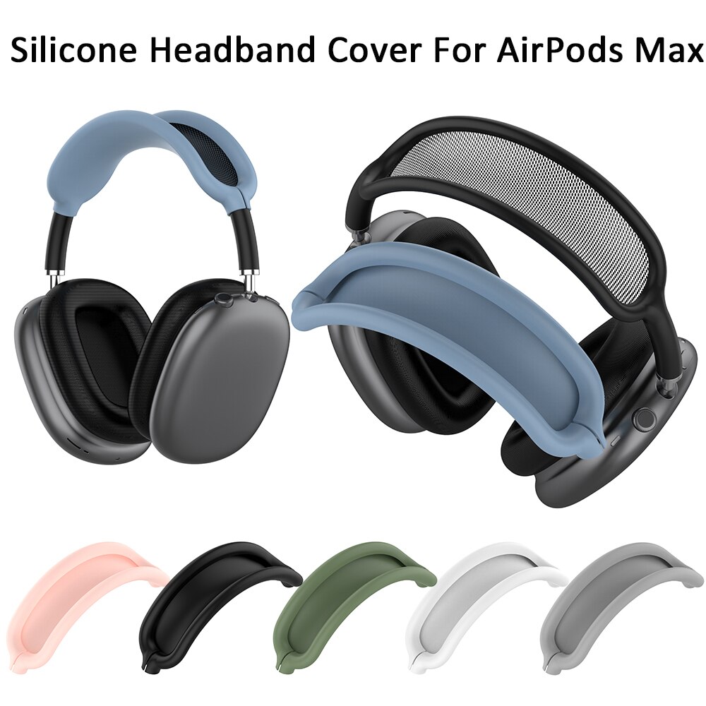 Soft Wasbare Hoofdband Cover Voor Airpods Max Siliconen Hoofdtelefoon Beschermhoes Vervanging Cover Oortelefoon Accessoires