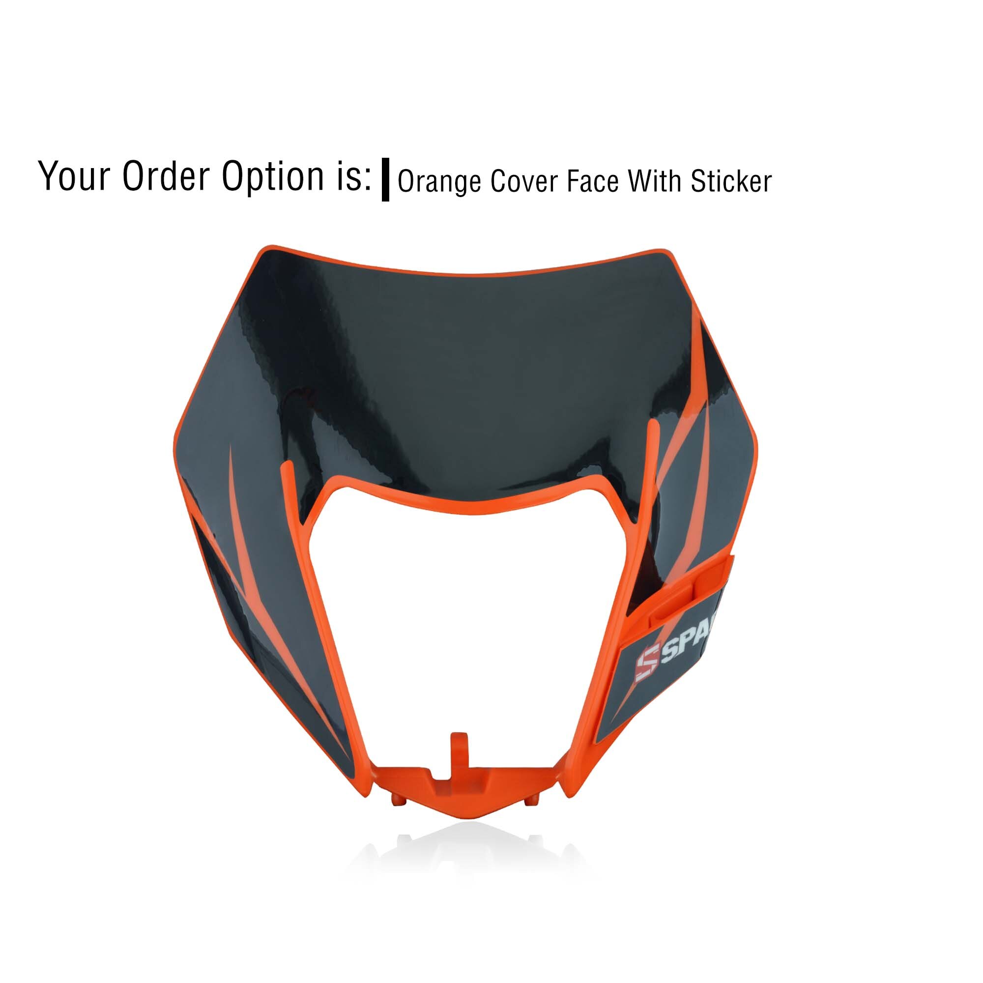 Motorrad LED Scheinwerfer Vorne Lampe Maske Beleuchtung Scheinwerfer Für KTM SXF EXC XCF XCW SMR 125 250 350 450 500 530 sechs Schild MX Enduro: Startseite Aufkleber 6