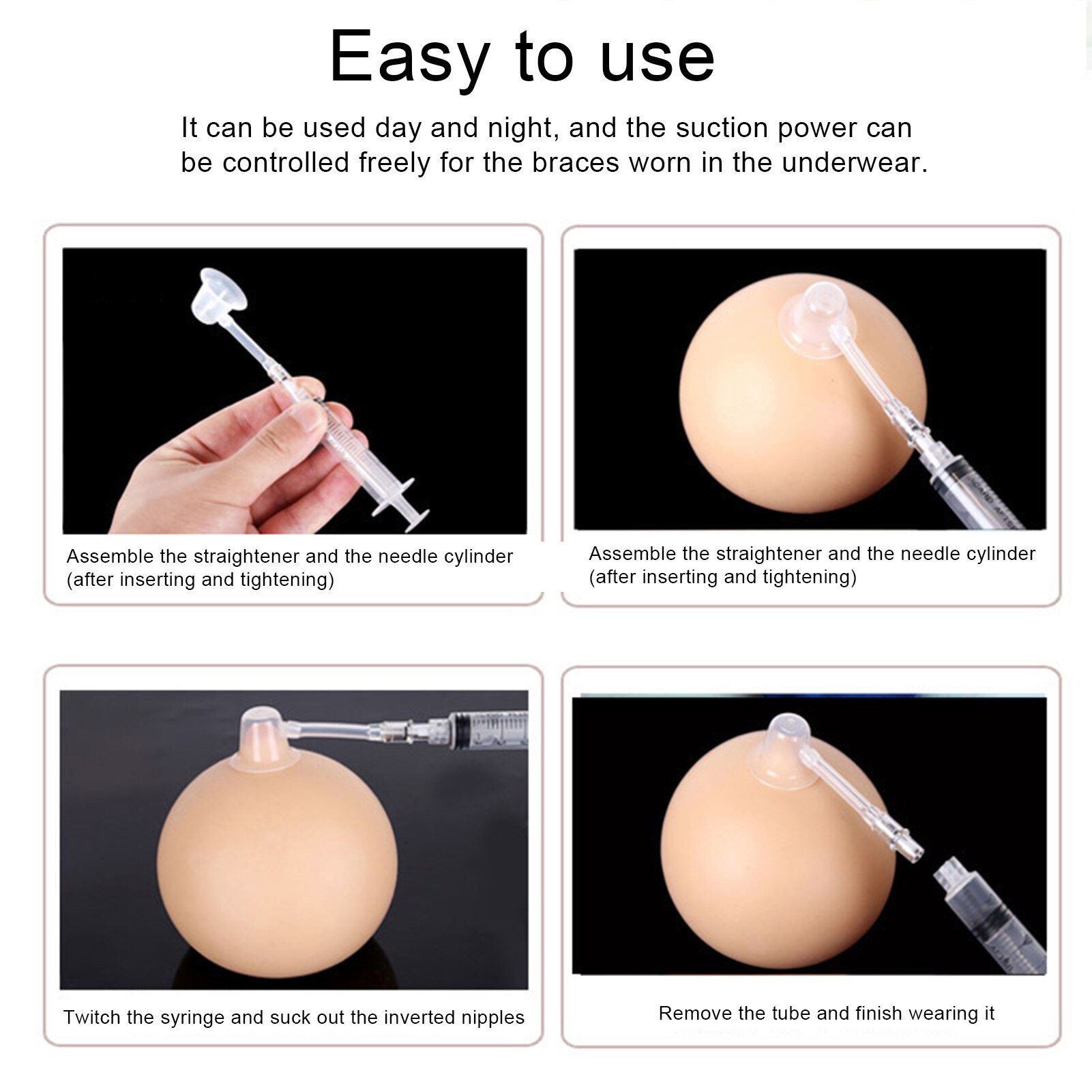 Pregnant Women Girls Inverted Short Flat Nipple Correcter Correction Device Safe EffectiveSoft Relief Of Pain Pregnant Supply