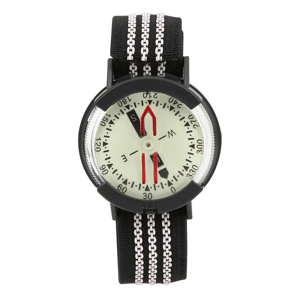 Outdoor Camping Kompas Horloge Waterdicht Kompas Lichtgevende Verstelbare Dial Horloge Duiken Onderwater Kompas