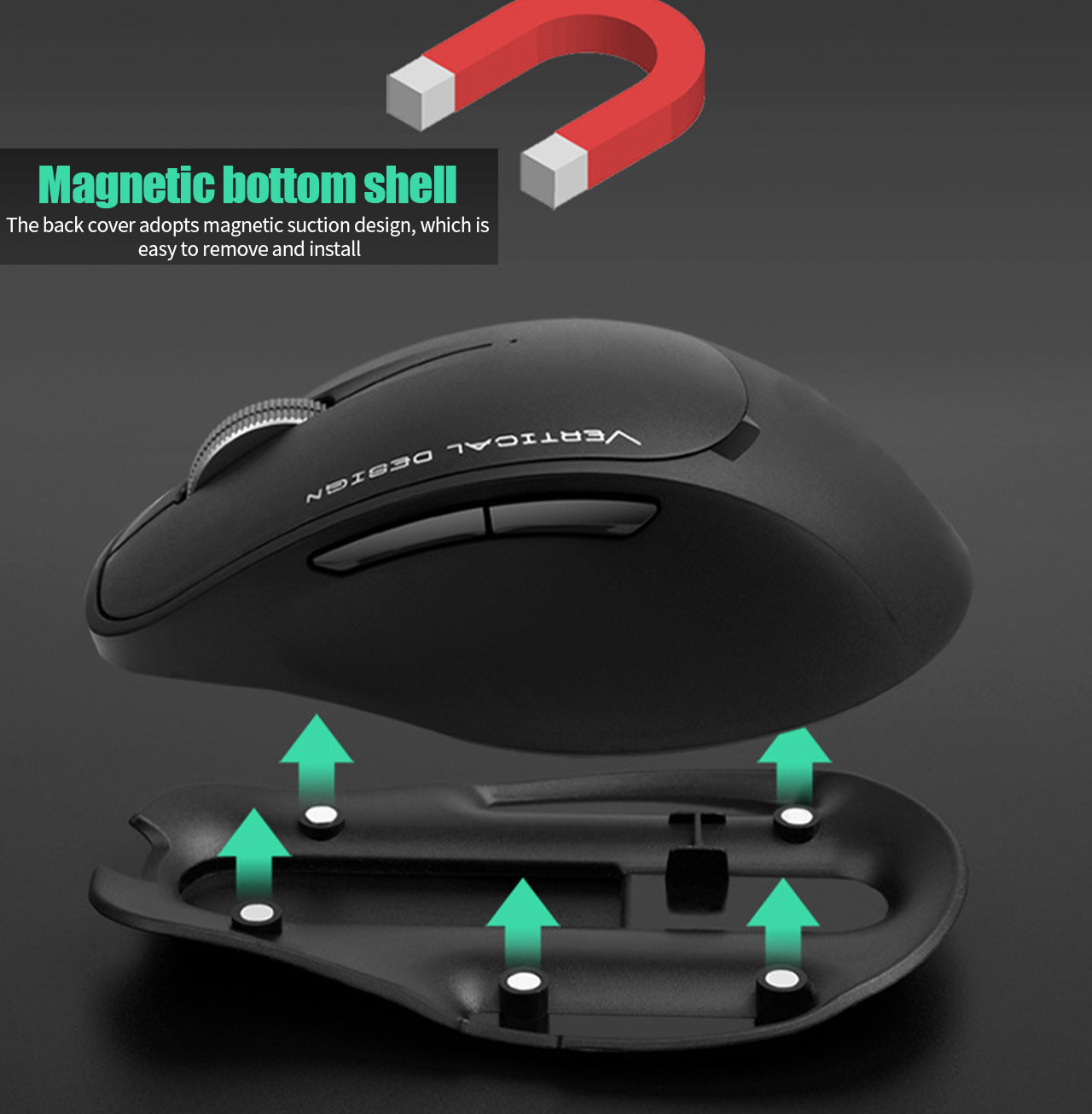 Connect 3 computers Wireless Mouse Game Ergonomic Mouse RGB Optical Bluetooth connection USB Mice For Windows Mac