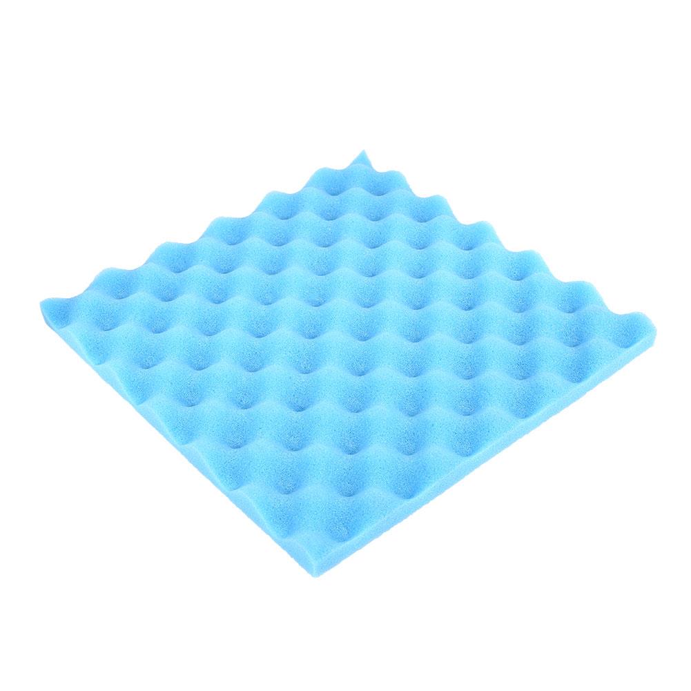 Soundproof Tiles Black Red Blue Home Office Club Sound Absorption Tiles De-Noising Polyurethane Egg Shaped Classroom: Blue