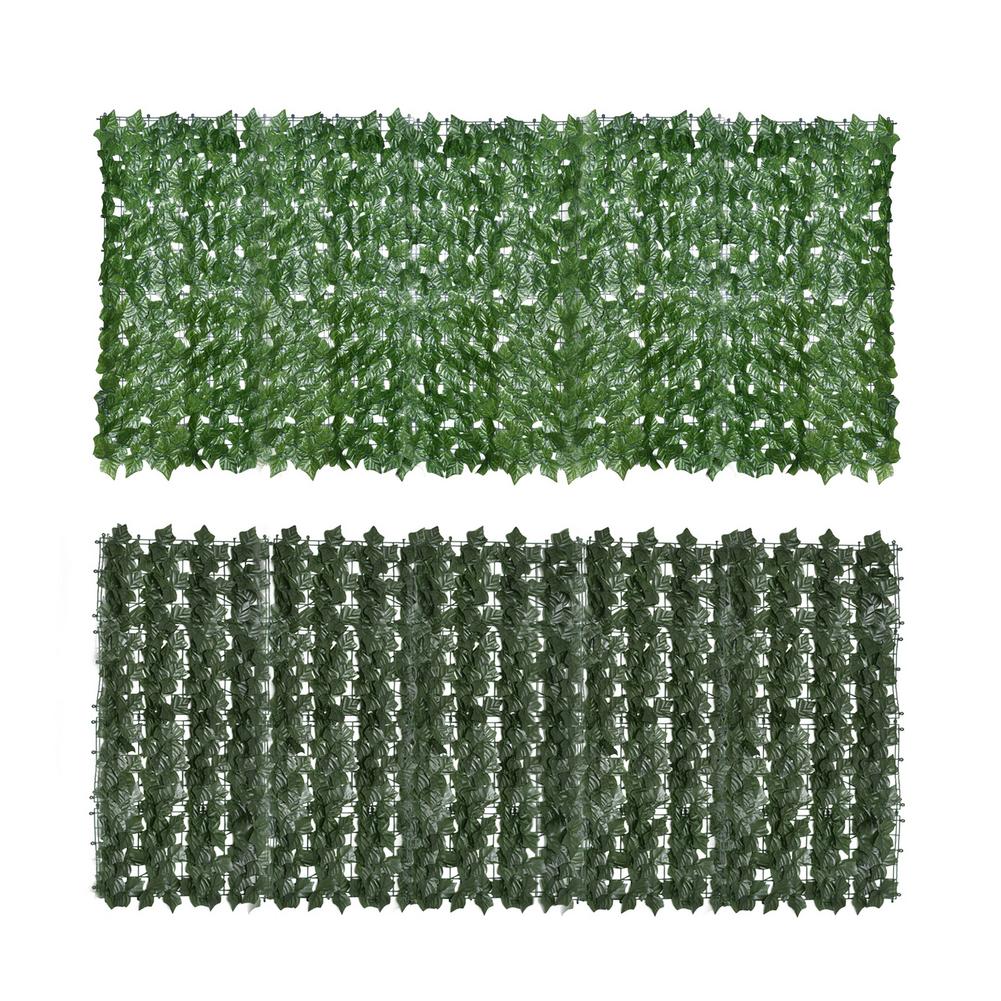 Artificial Green Leaf Screening Rolls Privacy Fence Screen Hedges Color-printed Creeper Balcony Private Screen Can Be Spliced