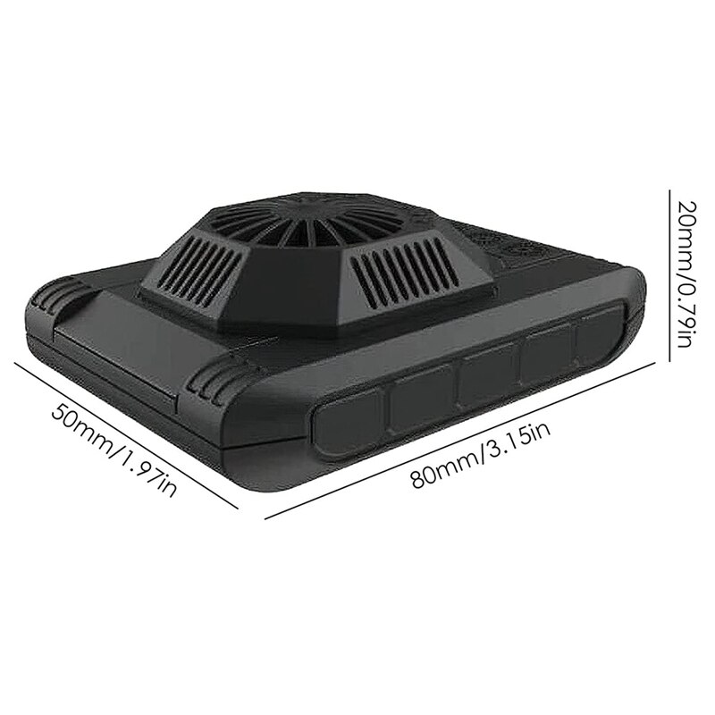Mobiel Cooler Pad Draagbare Halfgeleider Koeling Fan Cooling Pad Voor Mobiele Telefoons Tabletten