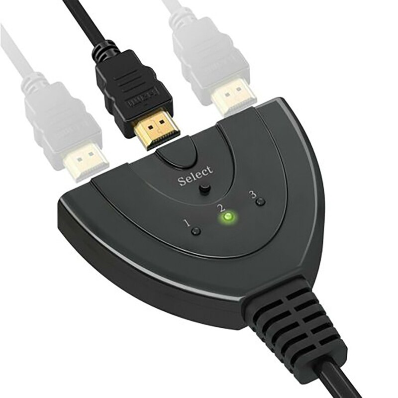 Brand 3 Port HDMI Splitter 1080P HD TV Adapter Cable 3 IN 1 Out