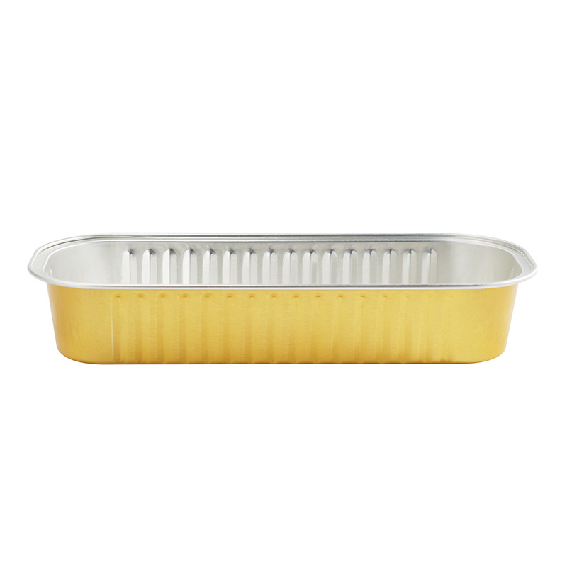 100szt. aluminium folia pieczenie ciasto skrzynka kolorowy prostokątny mały cyna Cupcake pieczenie patelnia pudding skrzynka ser deser Puchar Pakiet Boxs