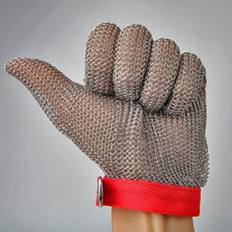 Stainless Steel Glove Cut Resistant Glove 304 Resistant Stainless Steel Wire Metal Mesh Kitchen Butcher Cut-Resistant