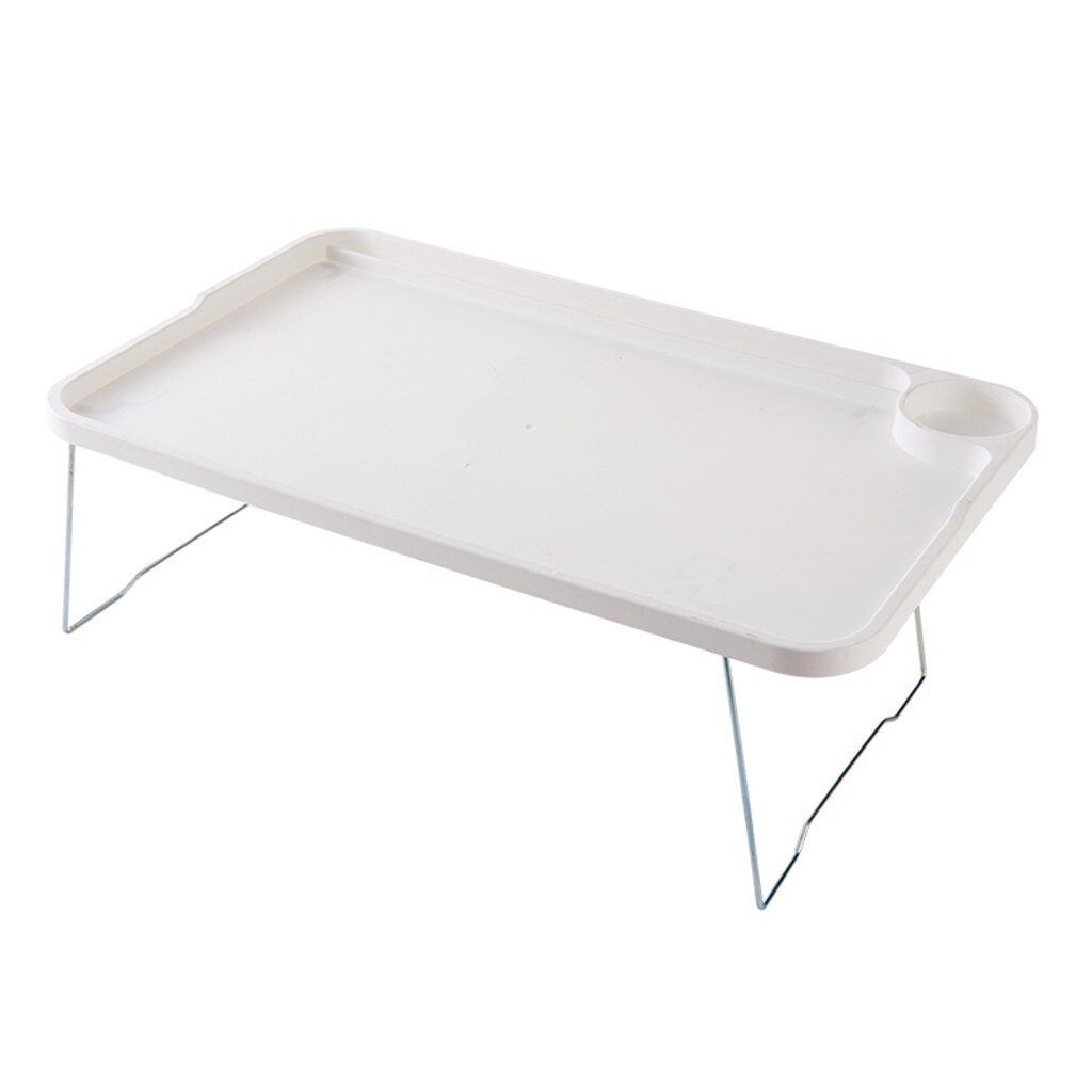 Table d'ordinateur portable de pour lit table d'ordinateur pliable pour lit avec Table pliante de Table d'étudiant de Table paresseux de Table d'ordinateur portable: WH