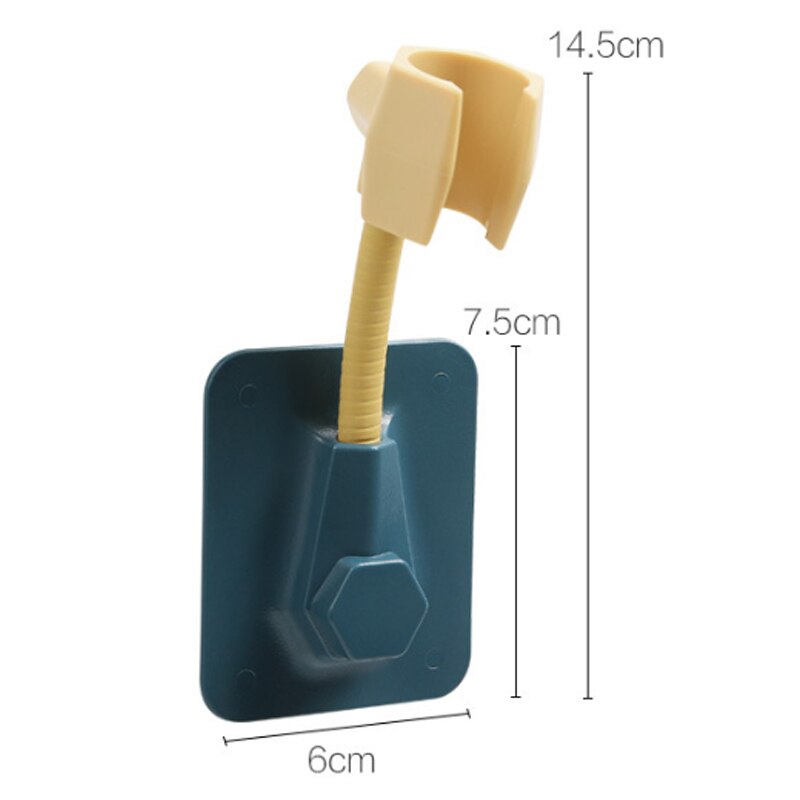 Shower Bracket Universal Adjustable Shower Powerful Racks Shower Nozzle Base Home Punch-free Rack Shower Base Bathroom Tool