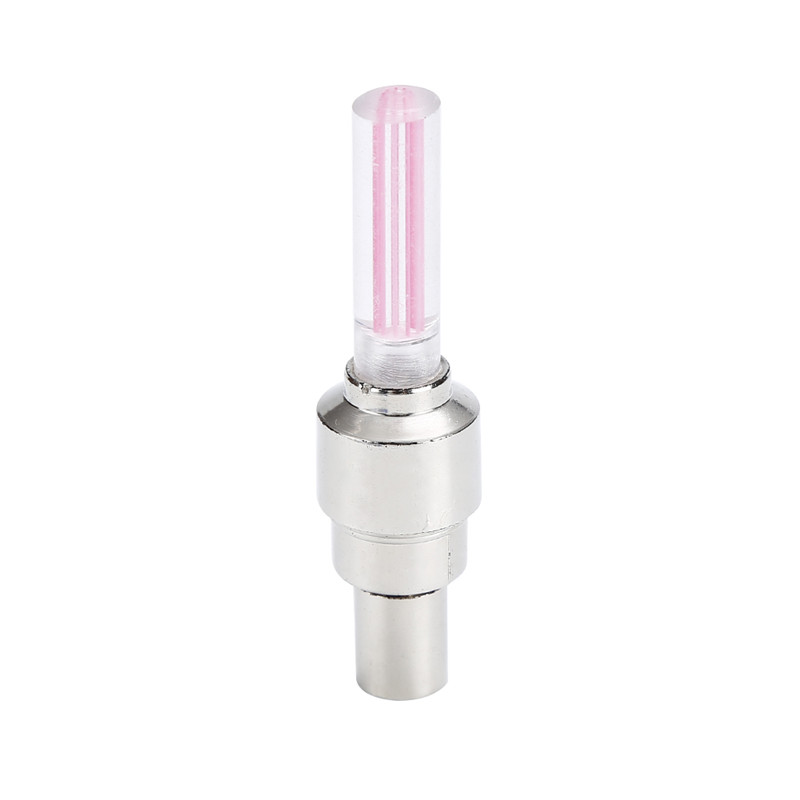 1Pc Waterdichte Fiets Auto Wiel Tire Flesdop Spoke Flash Led Verlichting Lamp Leds Tyre Ventieldopjes Wiel spaken Led Licht: red