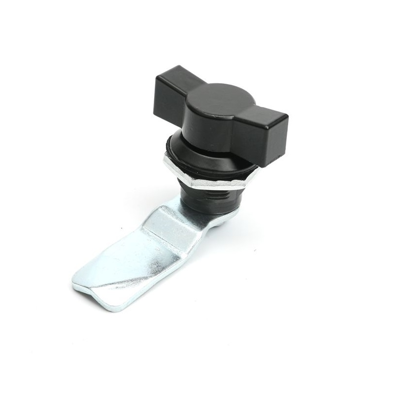 XJJ-MS714-2 Elektrische Kast T-Handvat Turnkey Lock Ms722 Ijzeren Plaat Schakelaar Kastdeur Double Wing Lock: YELLOW