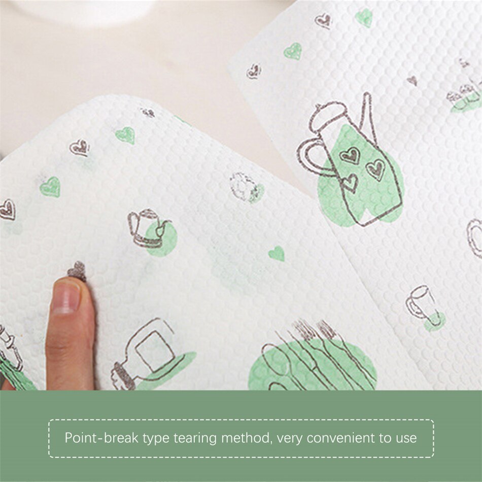 Paño de limpieza de papel desechable para cocina, Herramientas de limpieza, papel higiénico cómodo, capucha de Santa, filtro de aceite,