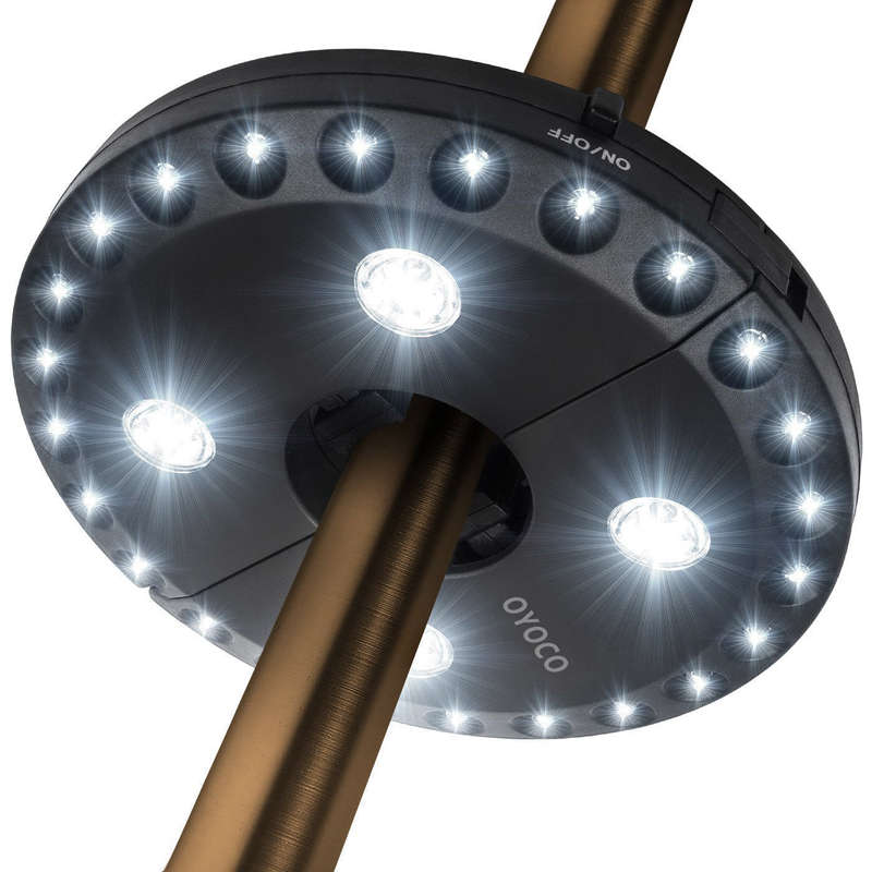 28 Led 3 niveles poste de sombrilla luz Parasol a la luz Led oscurecimiento blanco puro Camping tiendas de campaña al aire libre lámpara de emergencia: Default Title