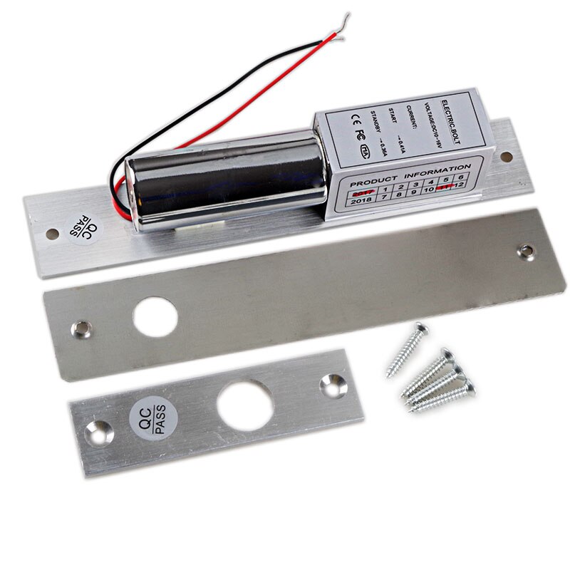 Fail Safe Simple Electric Bolt Locks for Aluminum Doors Access Control System Lock Stainless Steel Biometric