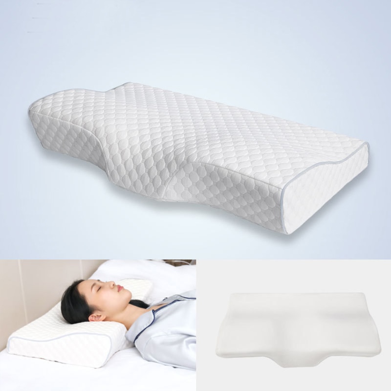 Voorgevormd Orthopedische Memory Foam Kussen Voor Nekpijn Cervicale Kussens Relax Cervicale Gezondheidszorg Kussen Hogere
