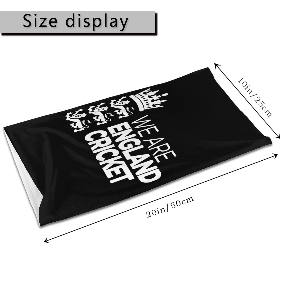 Mens Mens Cricket We Are inghilterra Cricket 2019 nero Mxxxl tinta unita Punk sciarpe stile occidentale Bandana